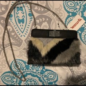 Street Level Fur Purse